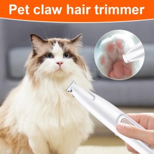 Dog Paw Trimmer,Furry Basics Pet Hair Trimmer,Saffory Dog Paw Trimmer with LED Light,Low Noise USB Rechargeable,Waterproof Pet Hair Shaver for Dogs and Cats - Image 5