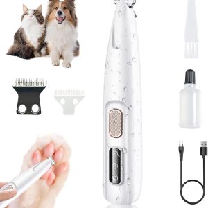 Dog Paw Trimmer,Furry Basics Pet Hair Trimmer,Saffory Dog Paw Trimmer with LED Light,Low Noise USB Rechargeable,Waterproof Pet Hair Shaver for Dogs and Cats - Image 10